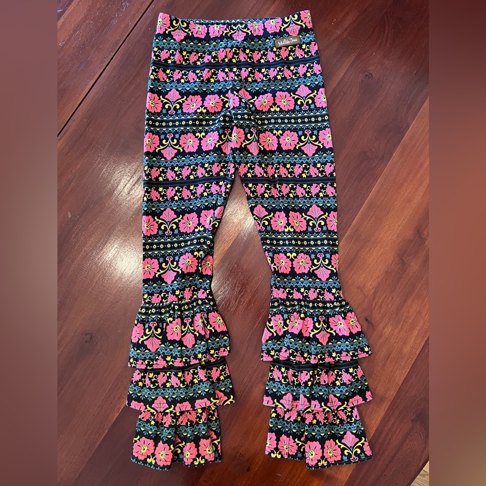 Matilda Jane Ruffle Leggings size 8
